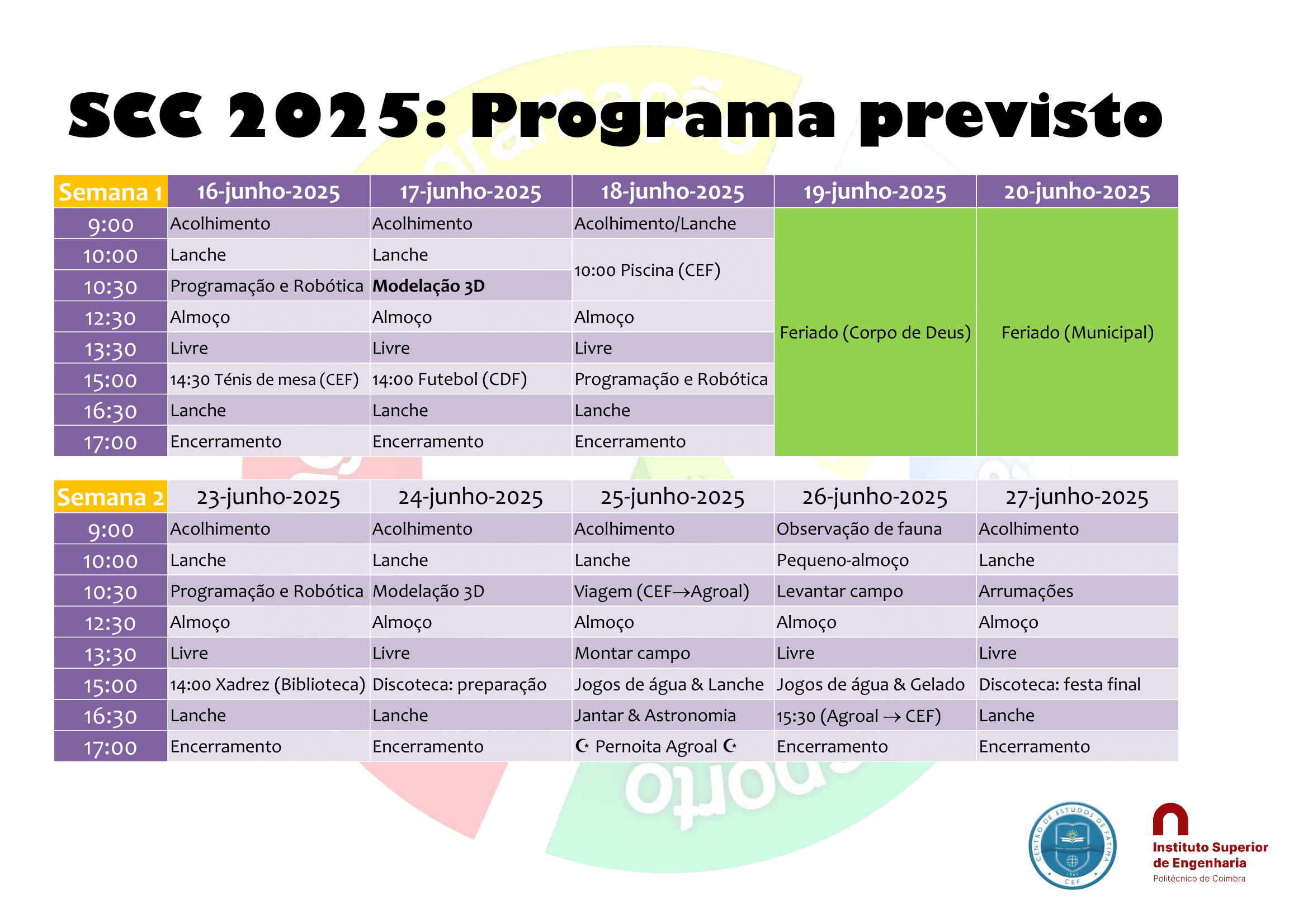 Programa SCC2025